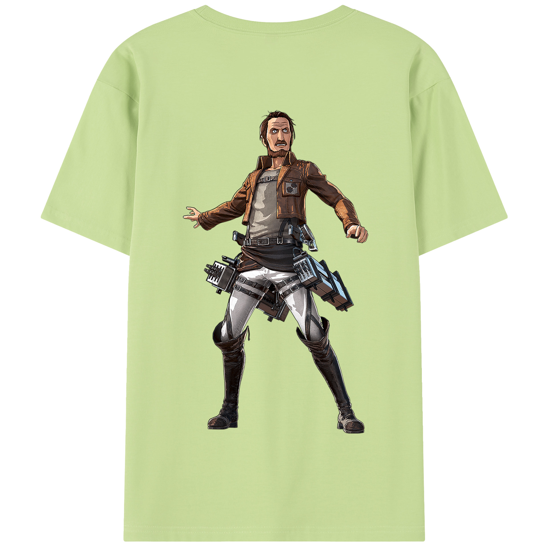 （画像用） 進撃の巨人 Attack on Titan 綿100％半袖Tシャツ（背面プリント）